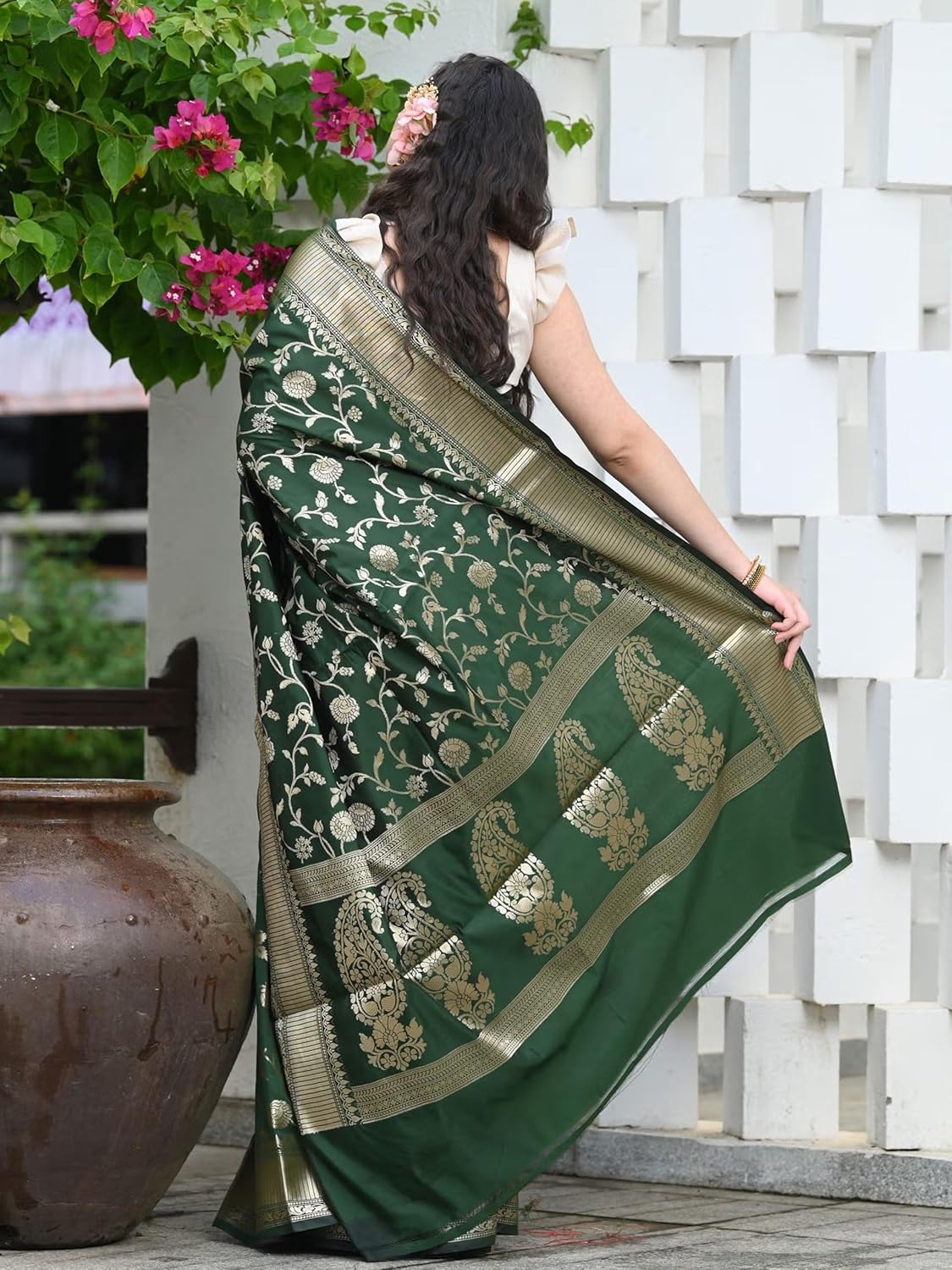 Women's Banarasi Saree Pure Kanjivaram Silk Saree