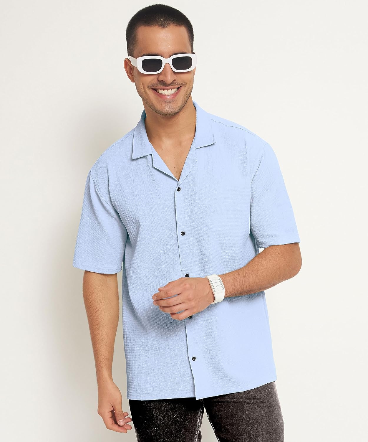 SWADESI STUFF Men's Regular Fit Casual Shirt