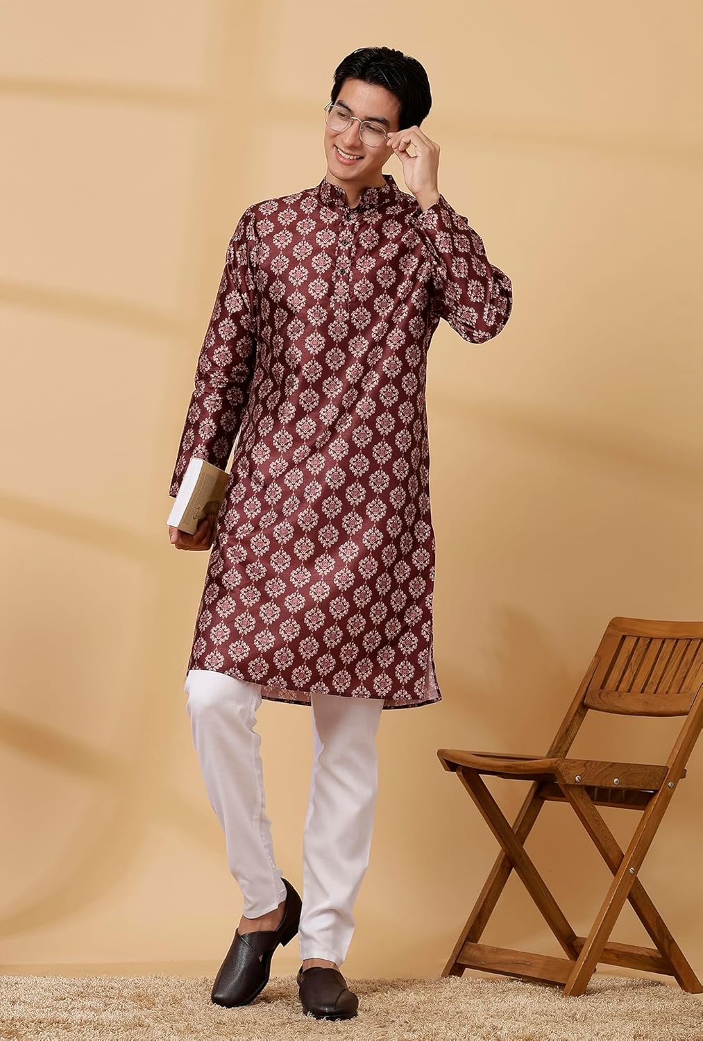 Majestic Man Men's Cotton Blend Regular Fit Casual