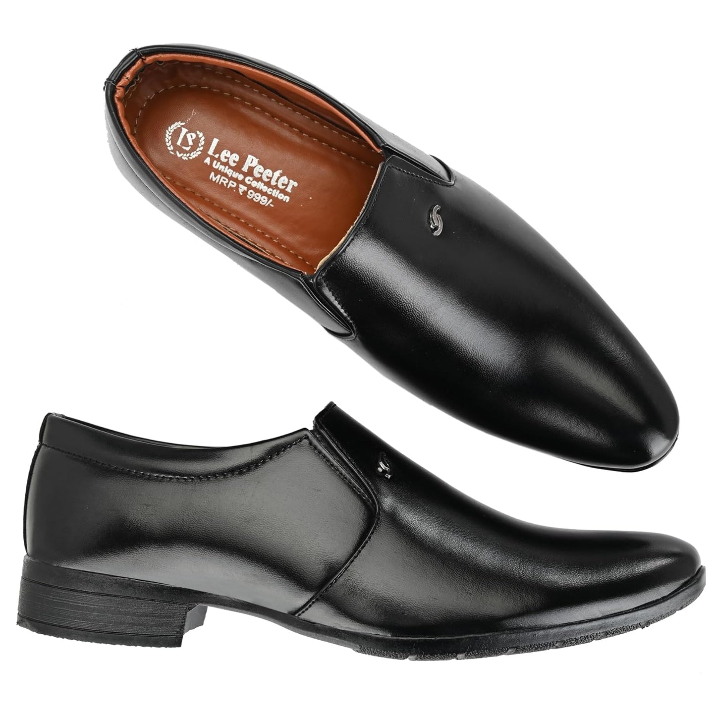 Leepeeter Men Formal Shoes | Slip-on Moccasin Shoes - alphahostel.in