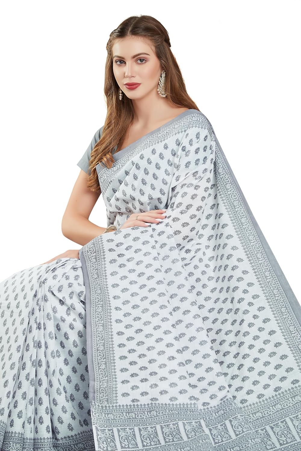 Women's Pure Cotton Printed saree
