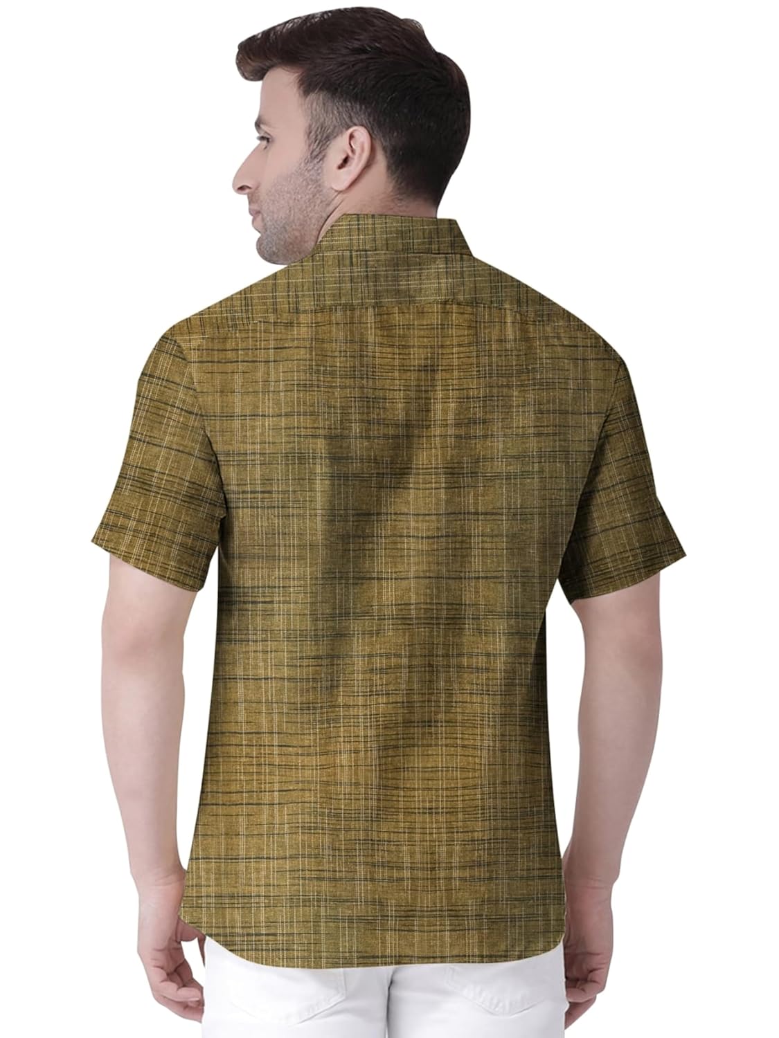 Men's Pure Khadie Cotton Regular Fit Half Sleeves