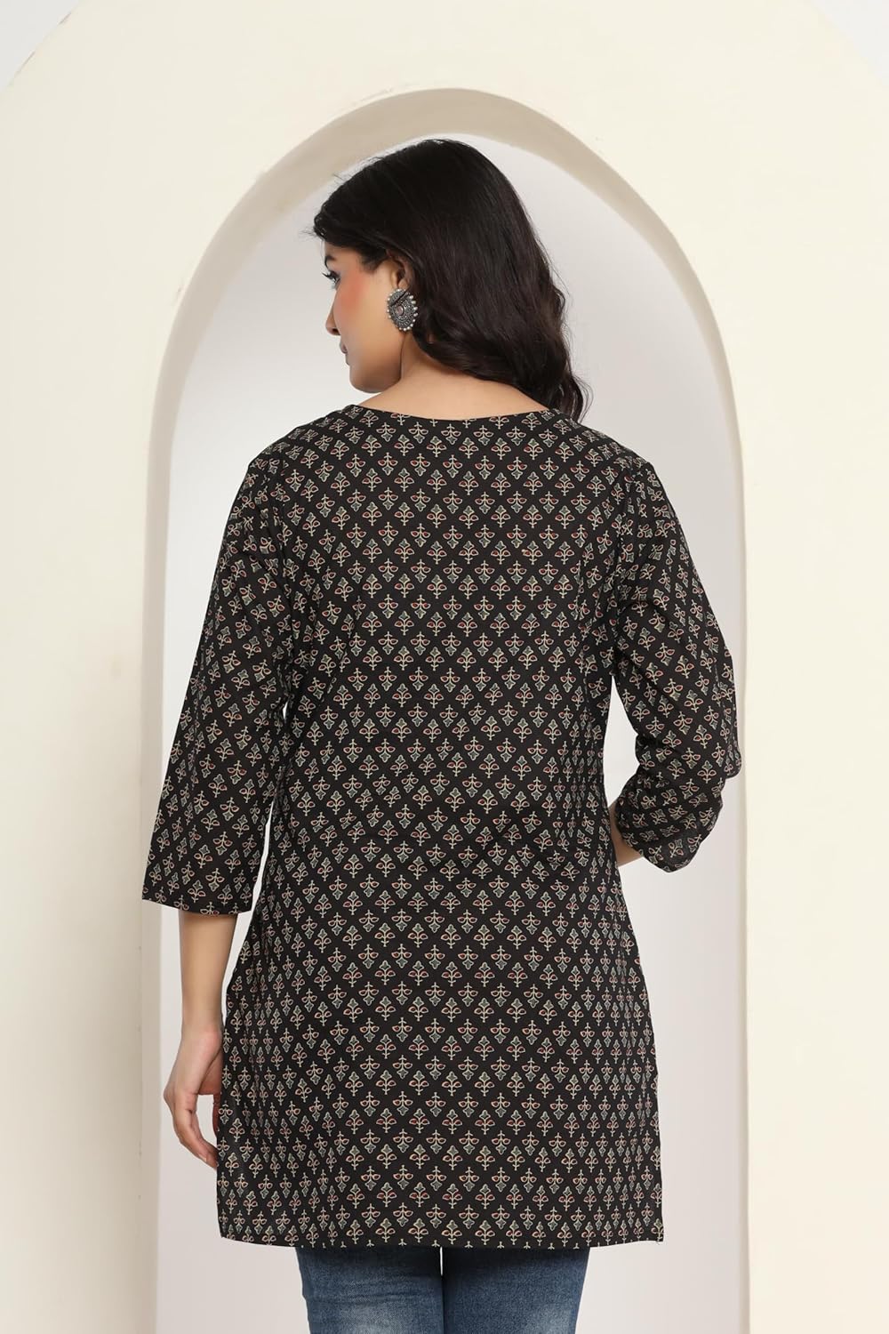 COTTBELLE Women's Wear Printed Cotton Short Kurta