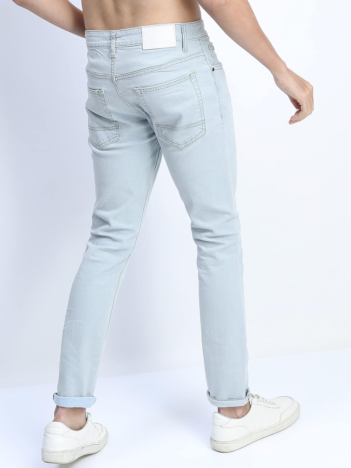 KETCH Men's Slim Fit Mid Rise Jeans (Stretchable)