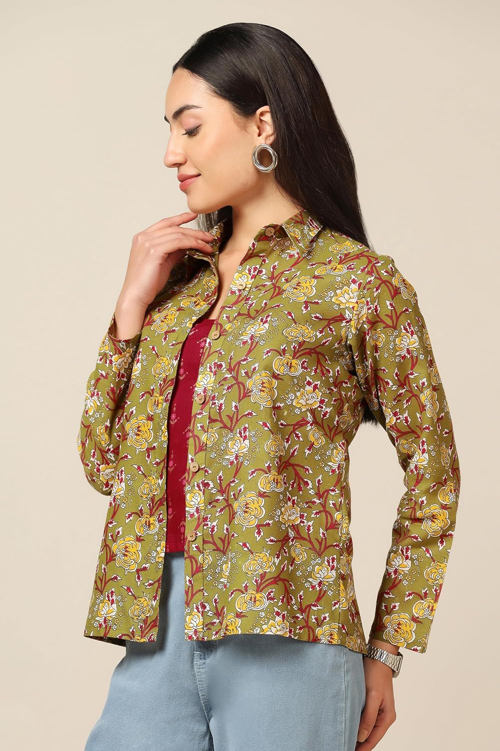 Fashion Dream Women’s Regular Fit Shirt with Inner