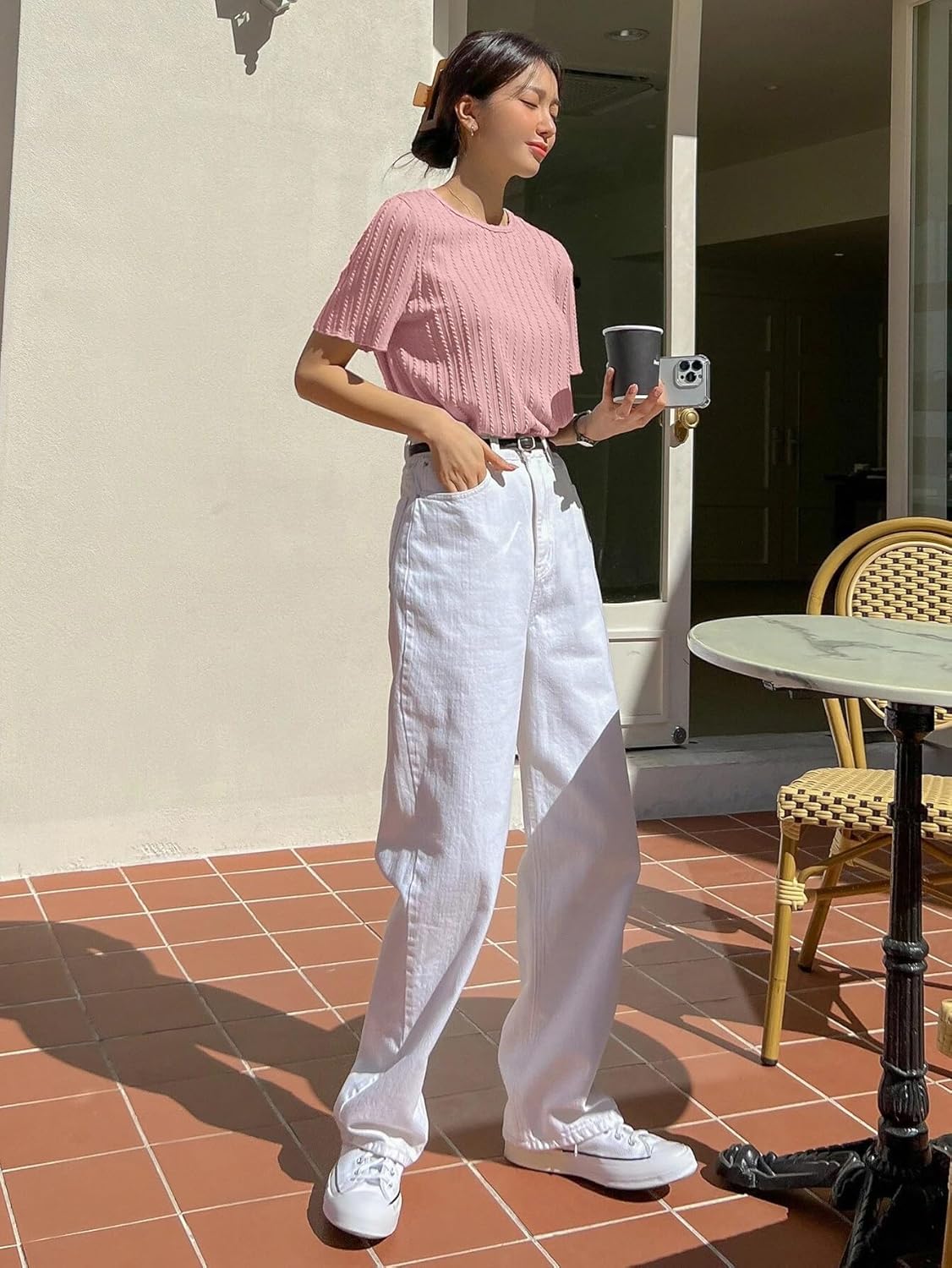 GRECIILOOKS Women’s Fashion Tops – Crop Top, Loose Fit Oversized Shirts & Stylish Korean Tank Tops for Summer Wear (Available in Plus Size and Combo Pack of 2)