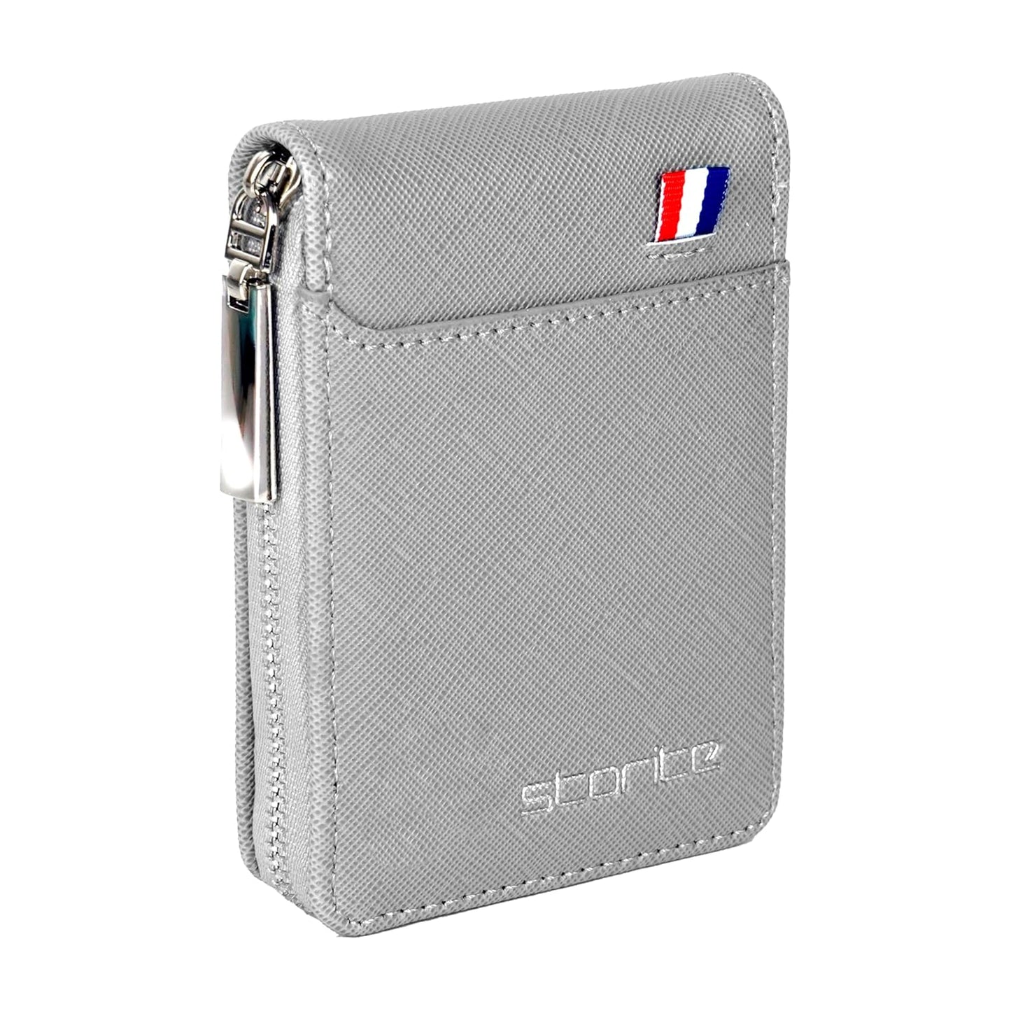 Storite PU Leather 9 Slot Vertical Credit Debit Card