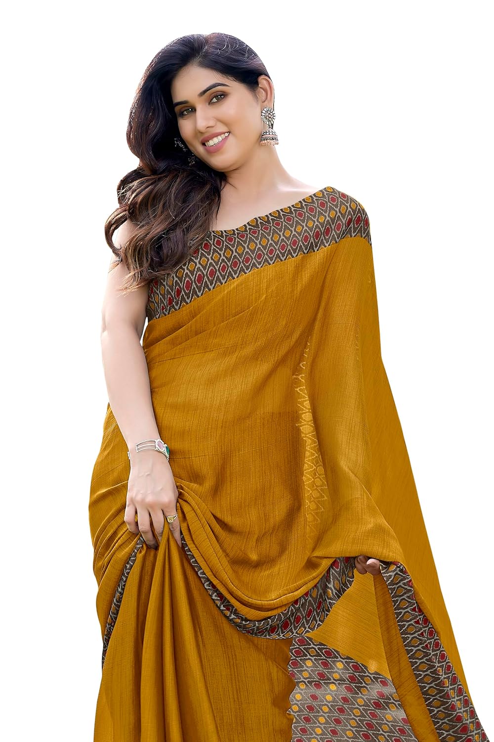 Printed Women's Saree with Blouse Piece