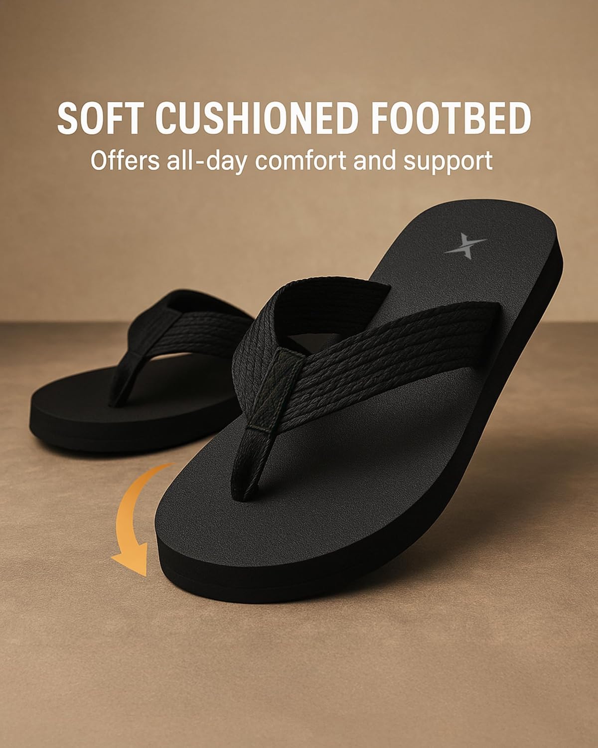 Men’s Flip Flops Lightweight Anti-Slip Slippers - alphahostel.in