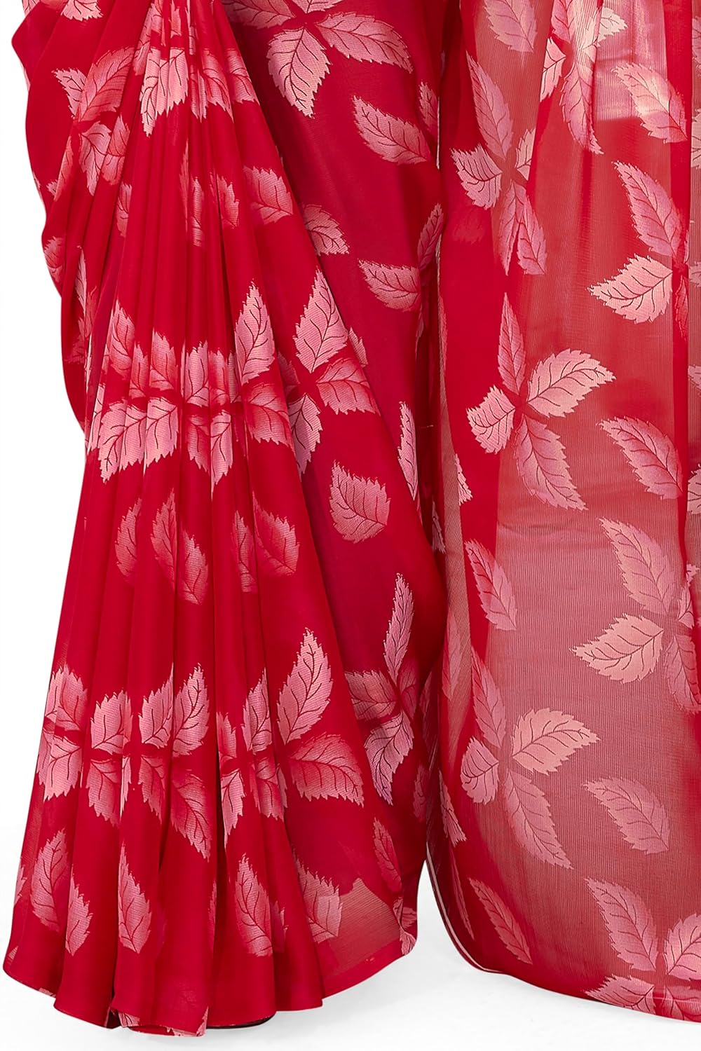 FASHION Floral Printed Saree with Blouse Piece