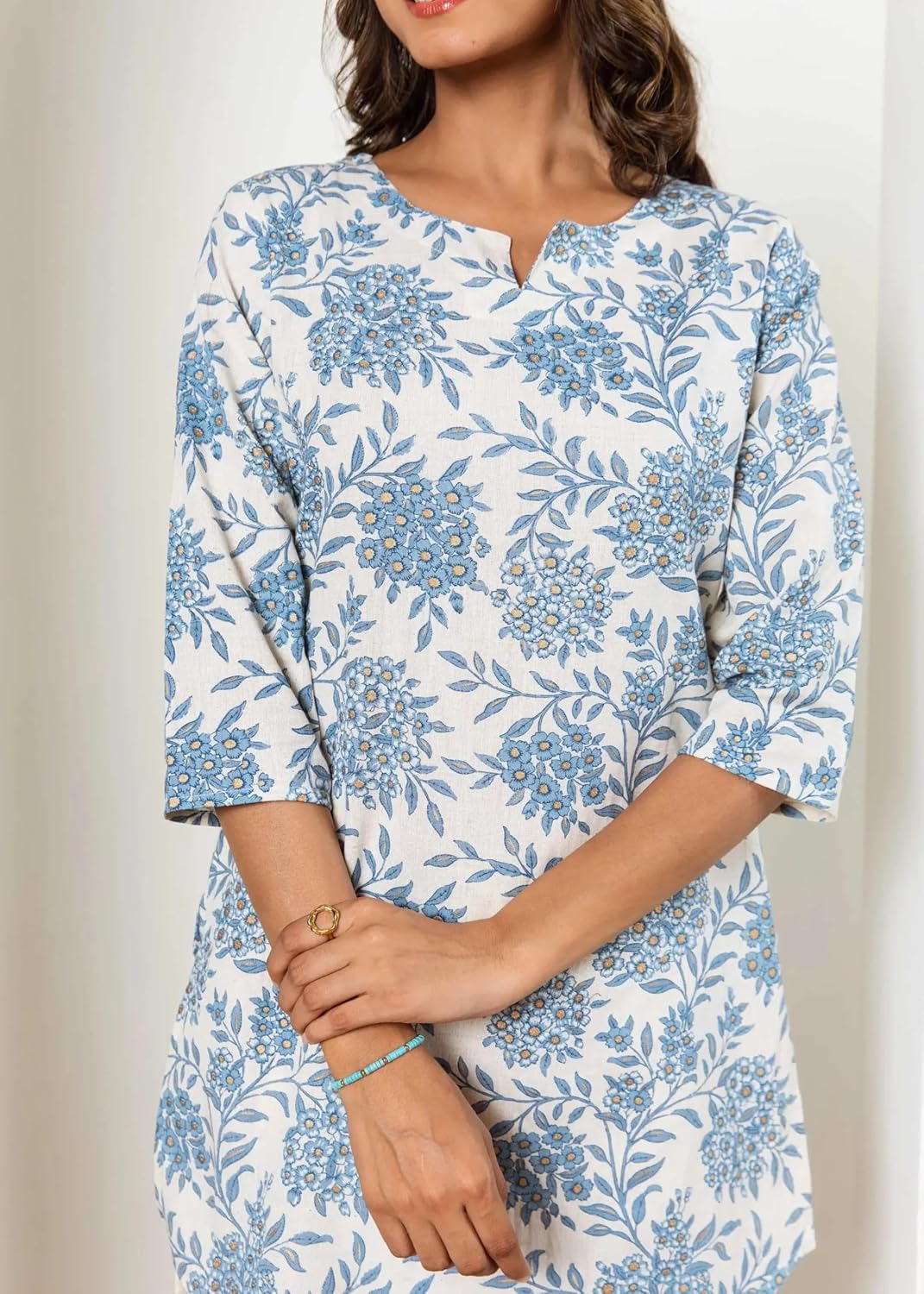 SHIENZY Stylish Printed Cotton Blend Co Ord Set