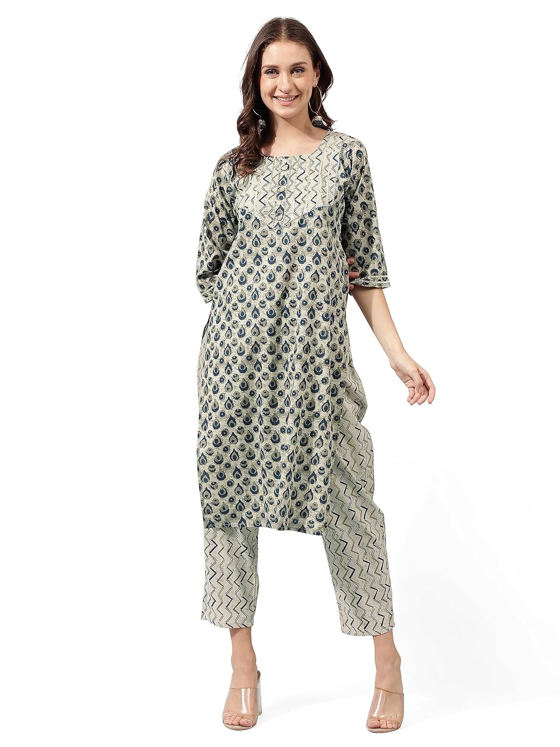 MIRCHI FASHION Women's Cotton Straight Fit Printed