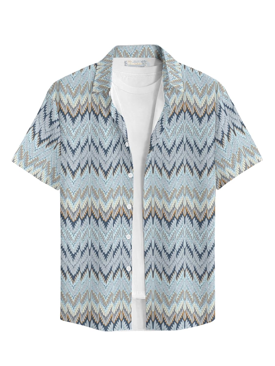 BULLMER Trendy Regular Fit Printed Causal Shirt for Men