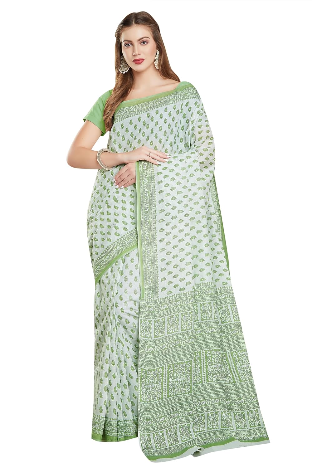 Women's Pure Cotton Printed saree