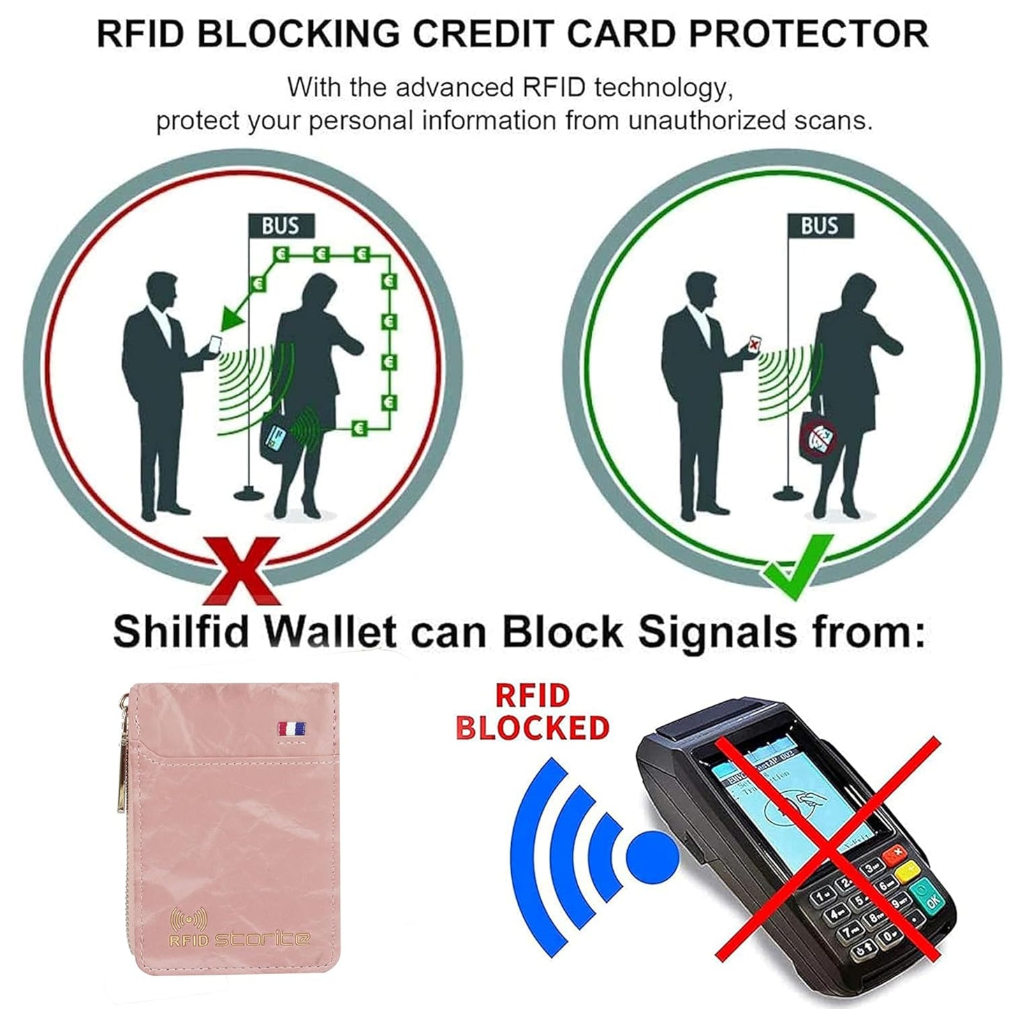 Storite PU Leather 9 Slot Vertical Credit Debit Card
