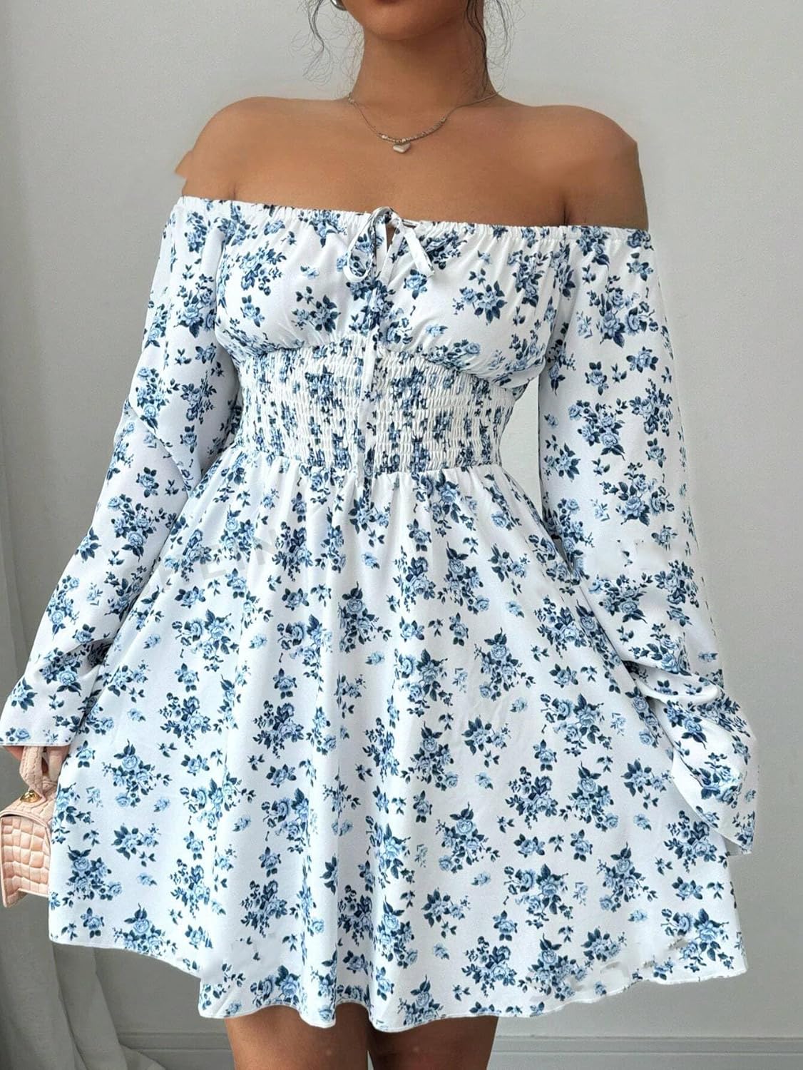 KATECLO Stylish Korean Off-Shoulder Frocks for Women & Girls | Western Mini & Midi Dresses | Aesthetic Casual & Formal Outfits