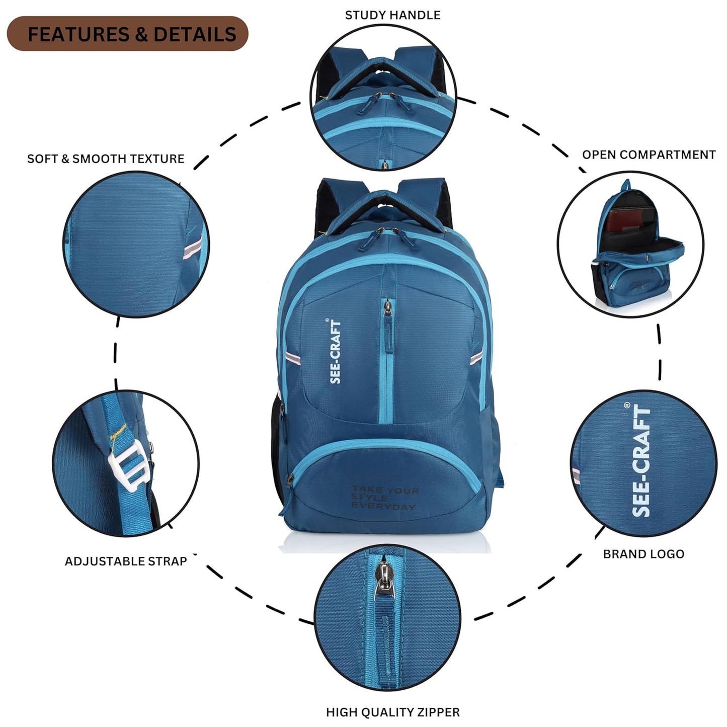 see craft Large 35l Laptop Backpack - alphahostel.in