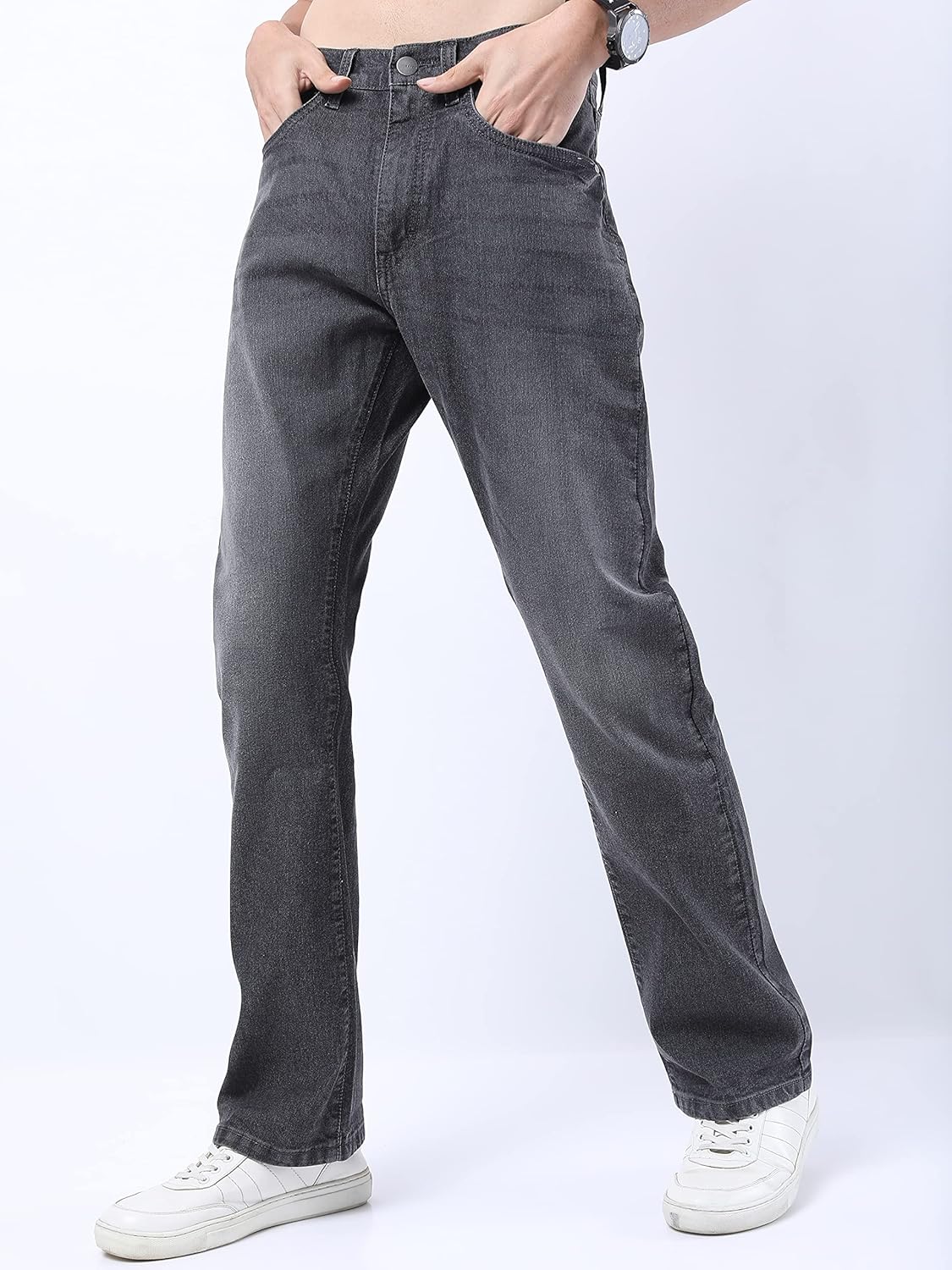 KETCH Men's Stretch Fit Mid Rise Bootcut Mid-Rise