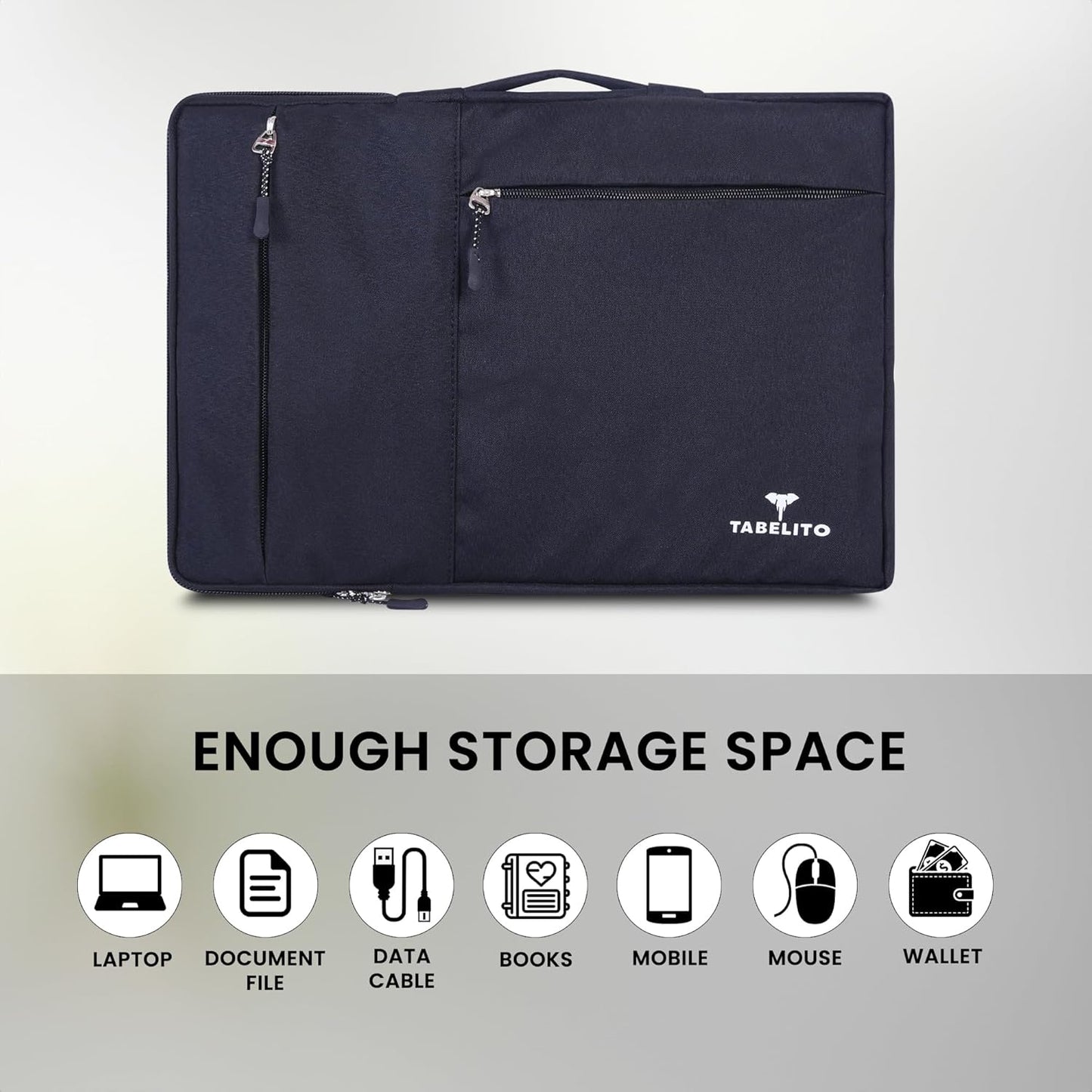 Tabelito® Hybrid Polyester Laptop Bag Sleeve