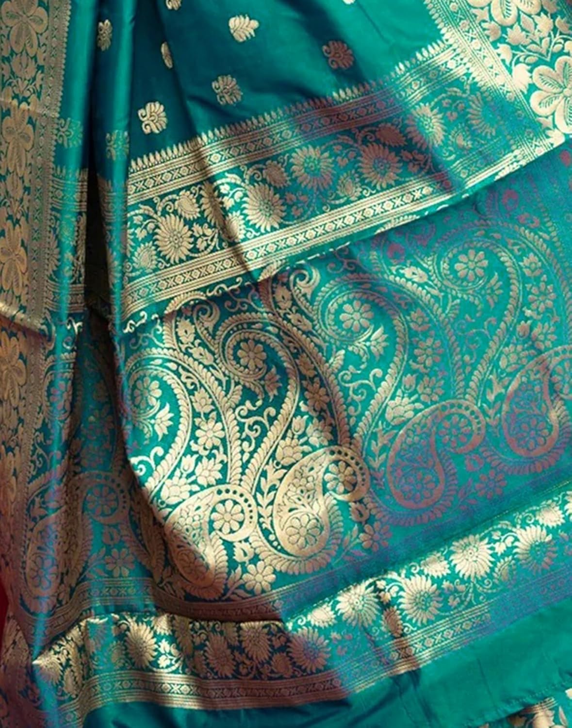 Sugathari Women's Banarasi Saree Pure Kanjivaram Silk Saree