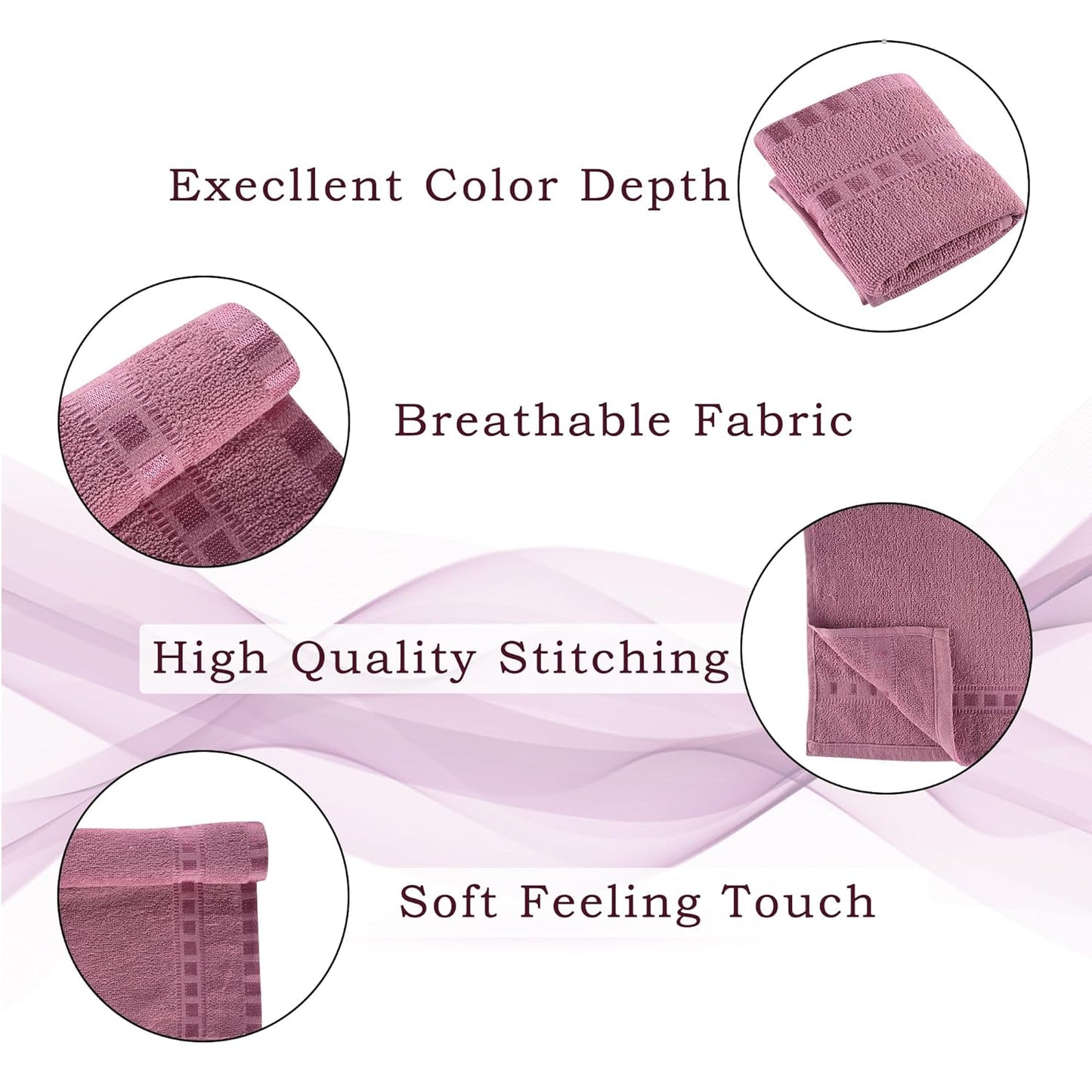 Kuber Industries Pack of 2 Cotton Hand/Face Towels