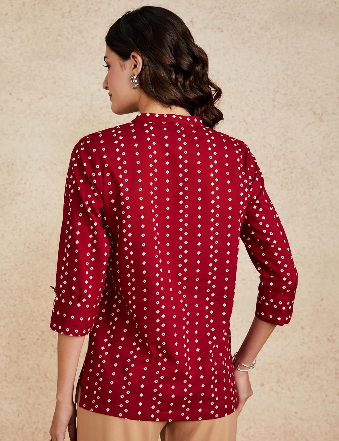 Myx Women's Cotton Regular Fit Casual Kurti