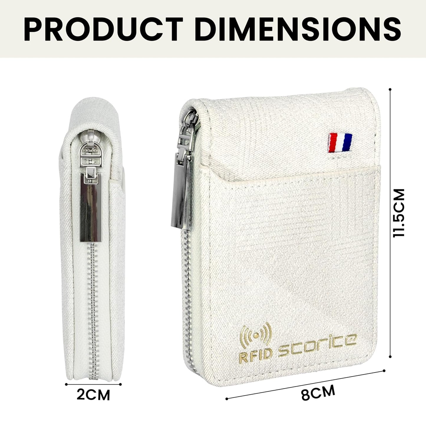 Storite PU Leather 9 Slot Vertical Credit Debit Card