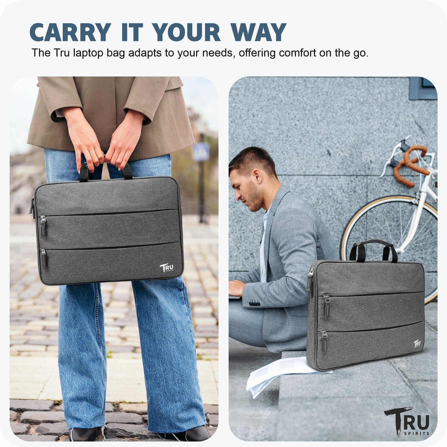 TRU SPIRITS Laptop Sleeve/Pouch/Case/Bag