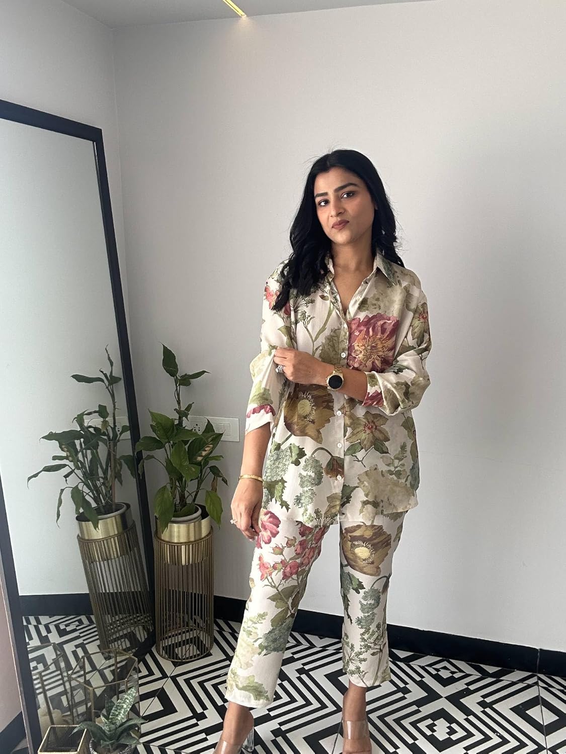LookMark Women Kurta Set With Floral Print