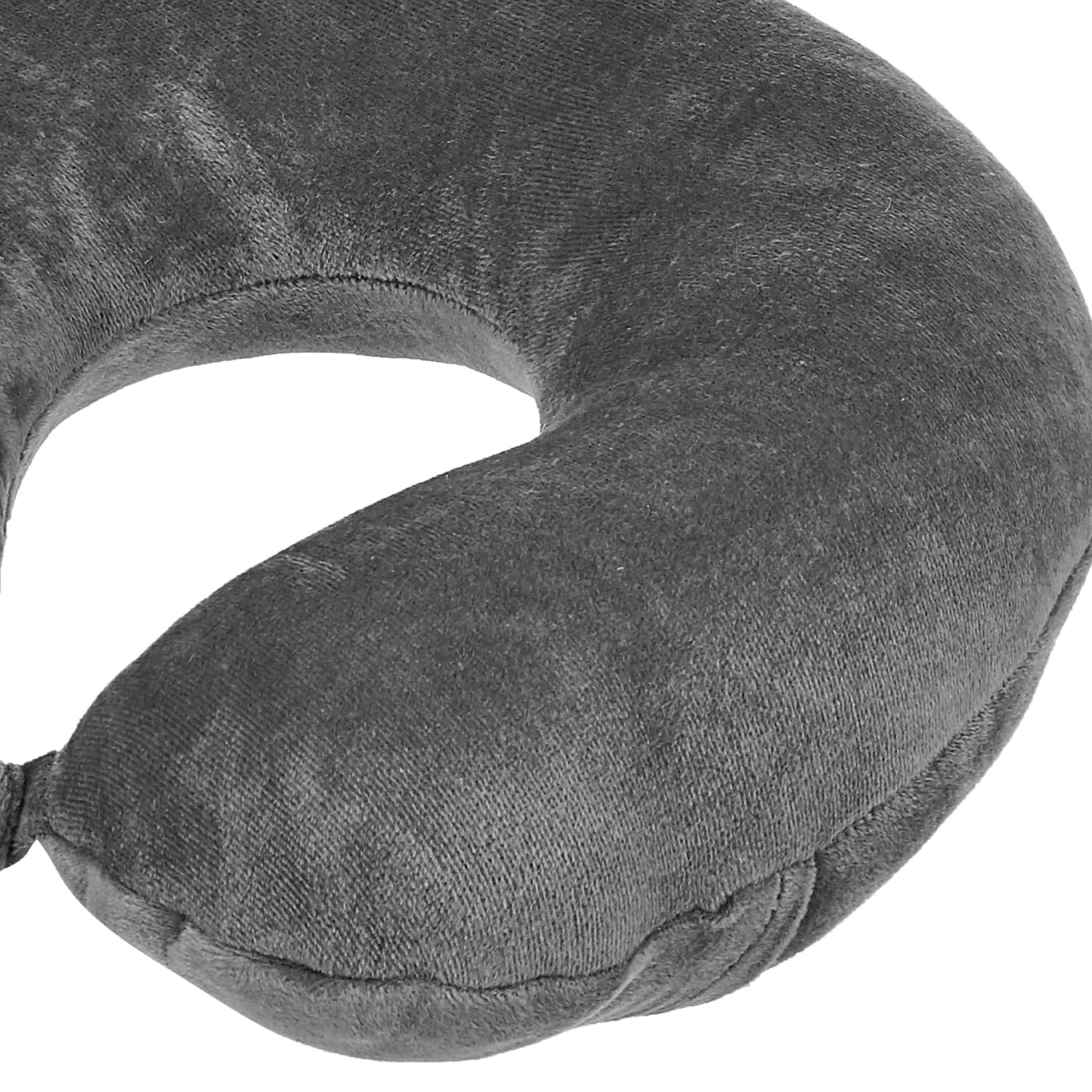 amazon basics Travel Neck Pillow | Soft Velvet Fabric