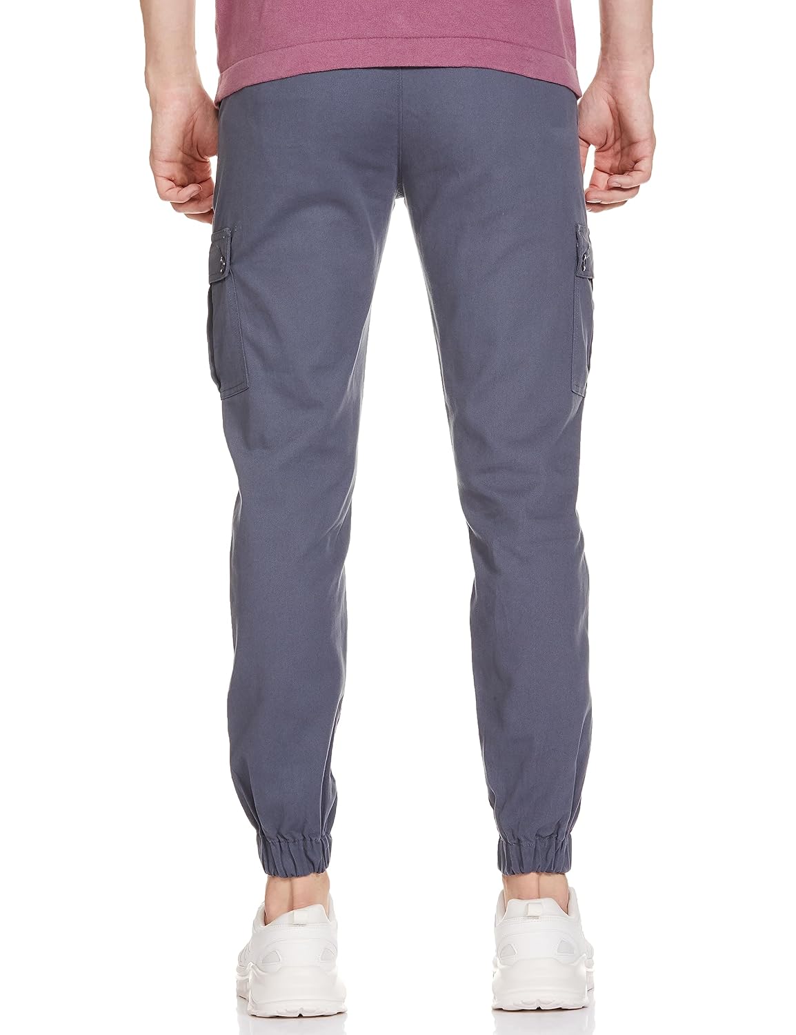 The Indian Garage Co Men's Slim Fit Mid Rise Cargo Pant