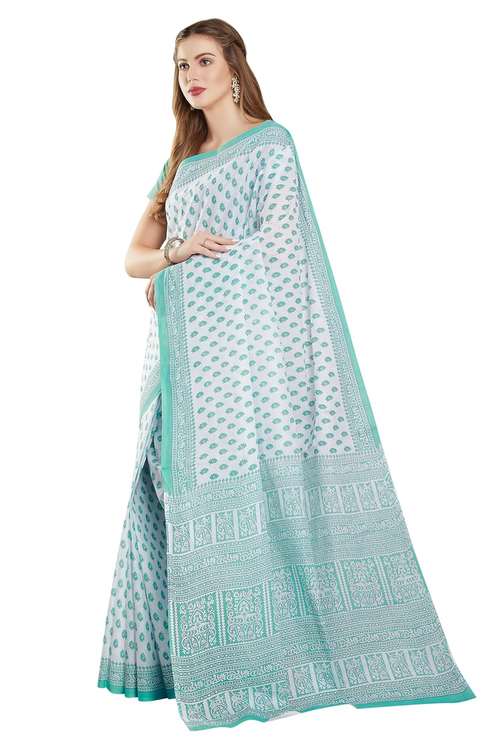 Women's Pure Cotton Printed saree