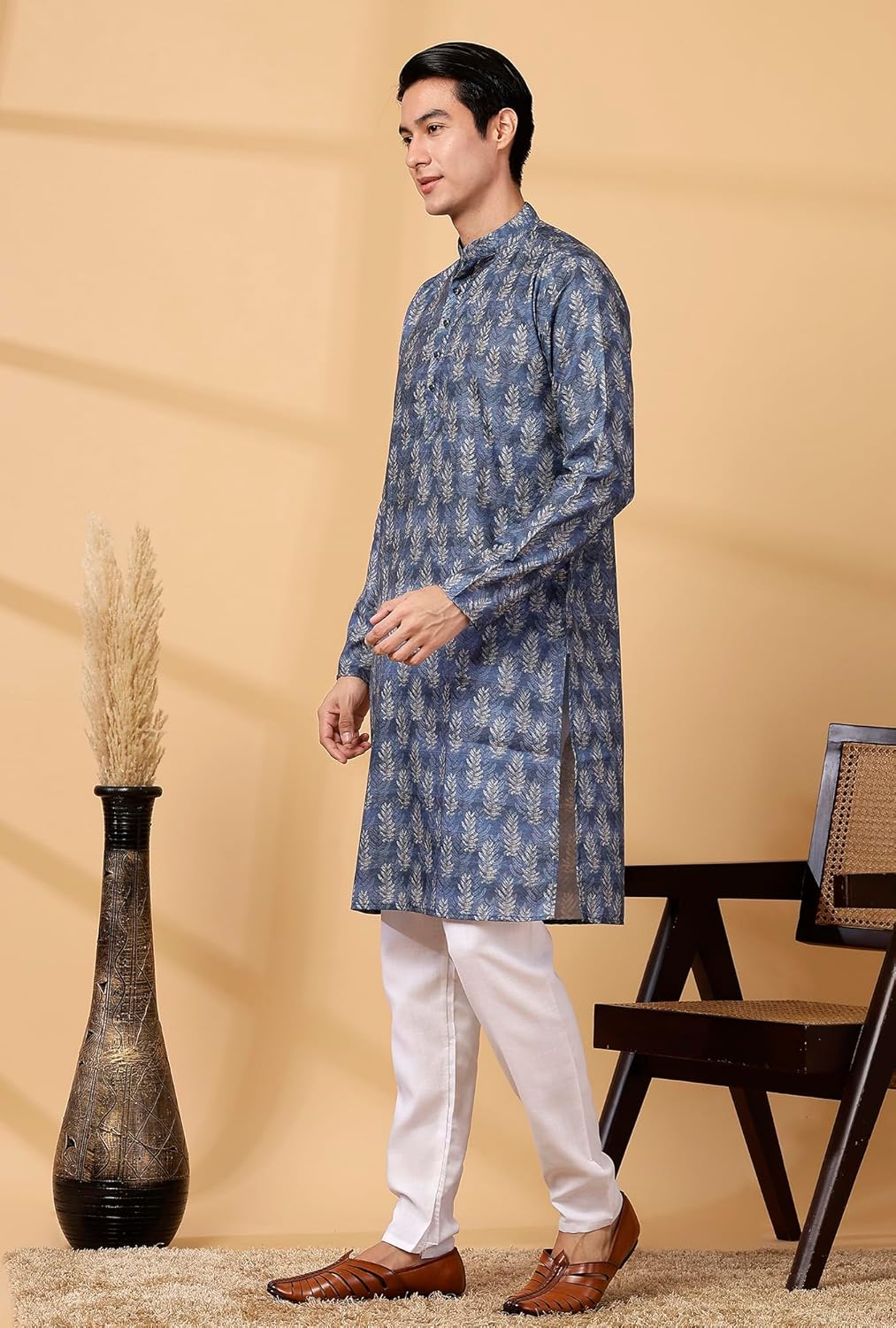 Majestic Man Men's Cotton Blend Regular Fit Casual