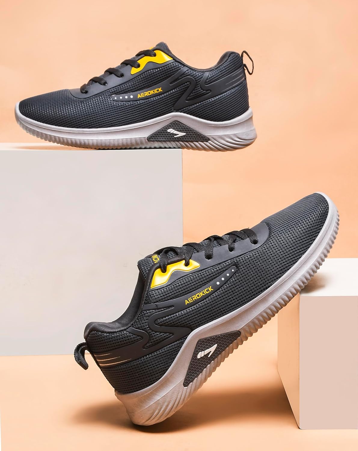 AEROKICK Men Running Shoes, Comfortable Lace-Up - alphahostel.in