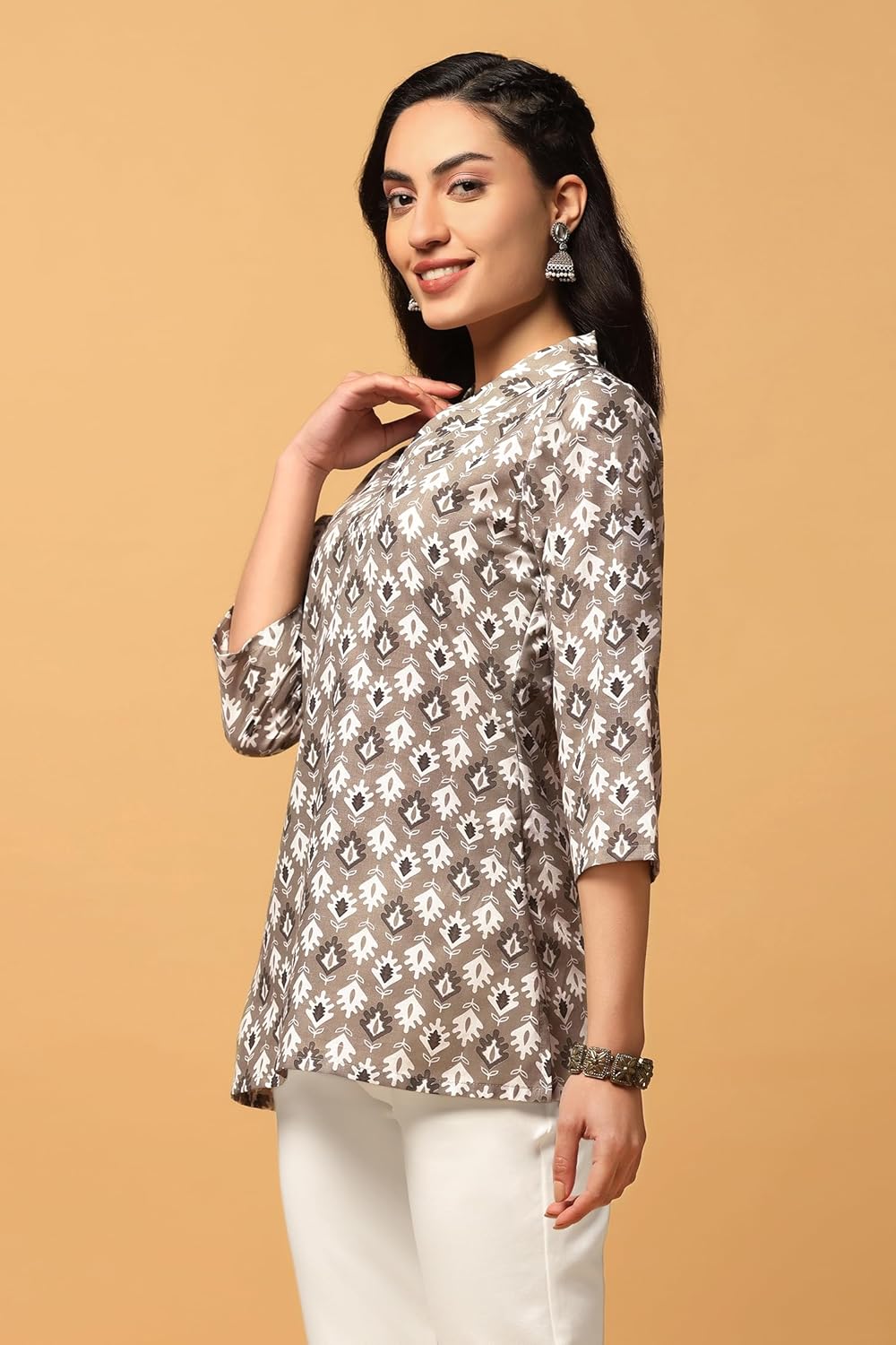 Fashion Dream Women's Cotton Regular Fit Tunic Top