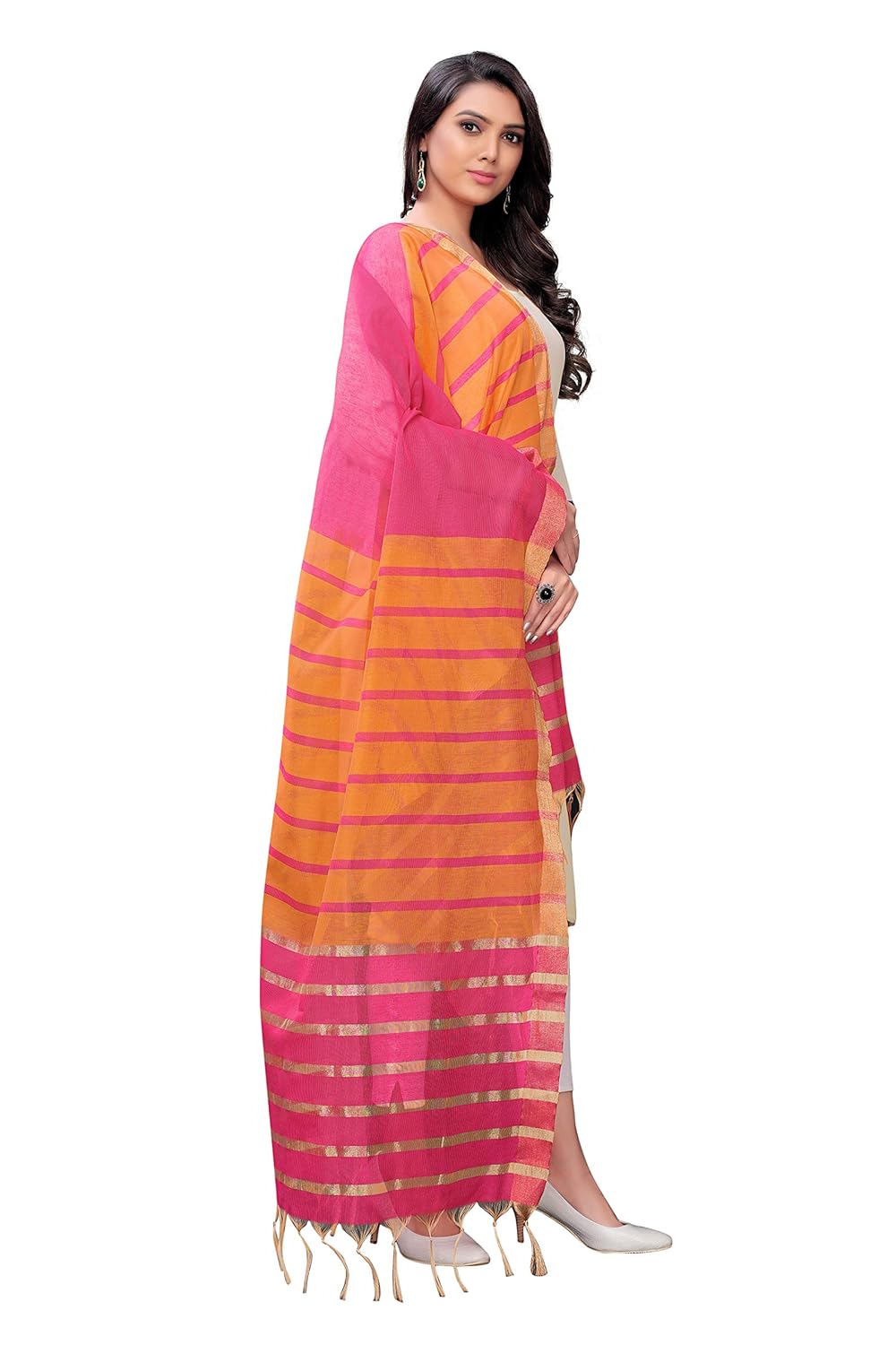 INDO ERA Women's Rayon Woven Design Dupatta