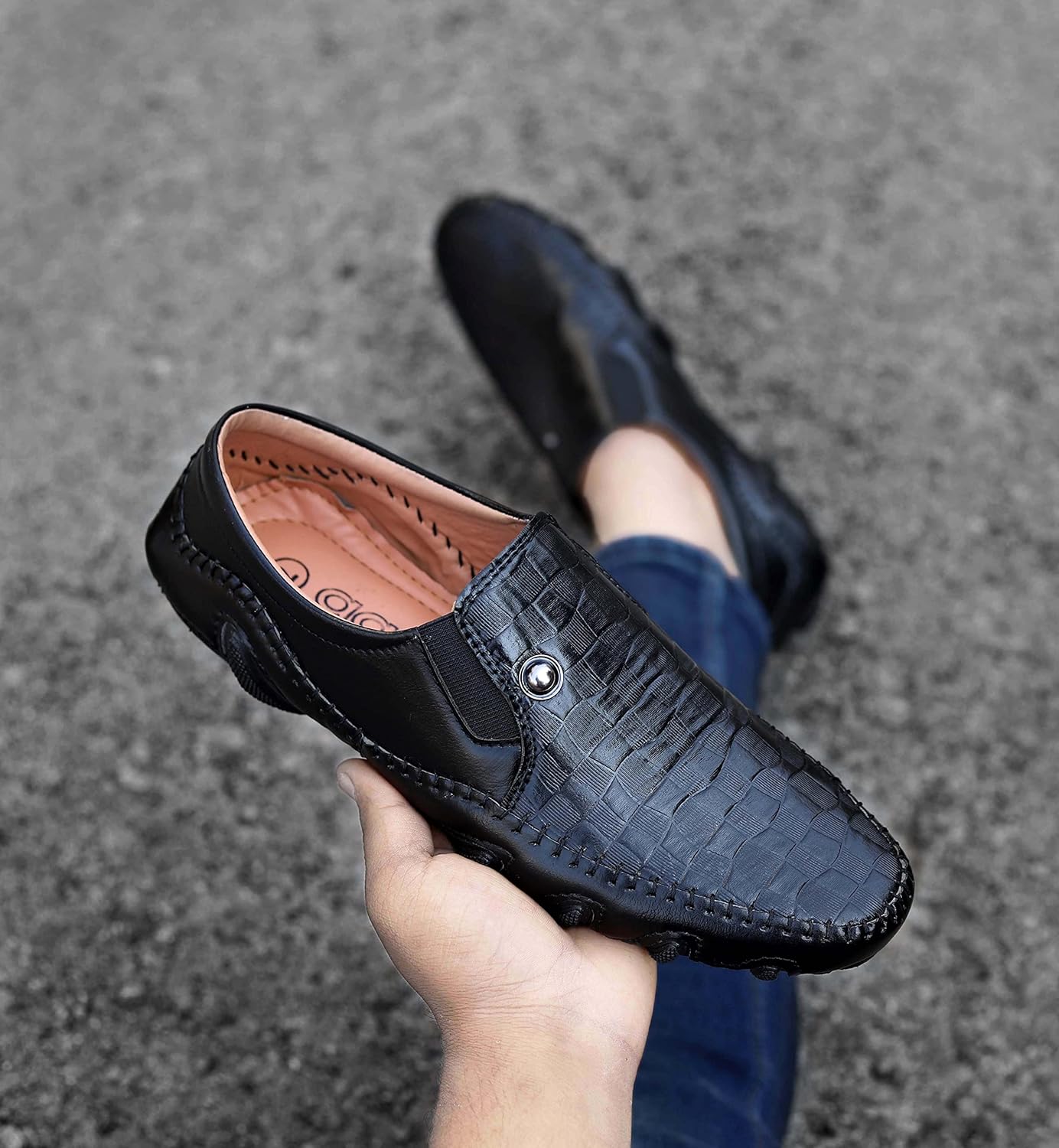 AADI Men's Synthetic Leather Outdoor Casual Loafer - alphahostel.in