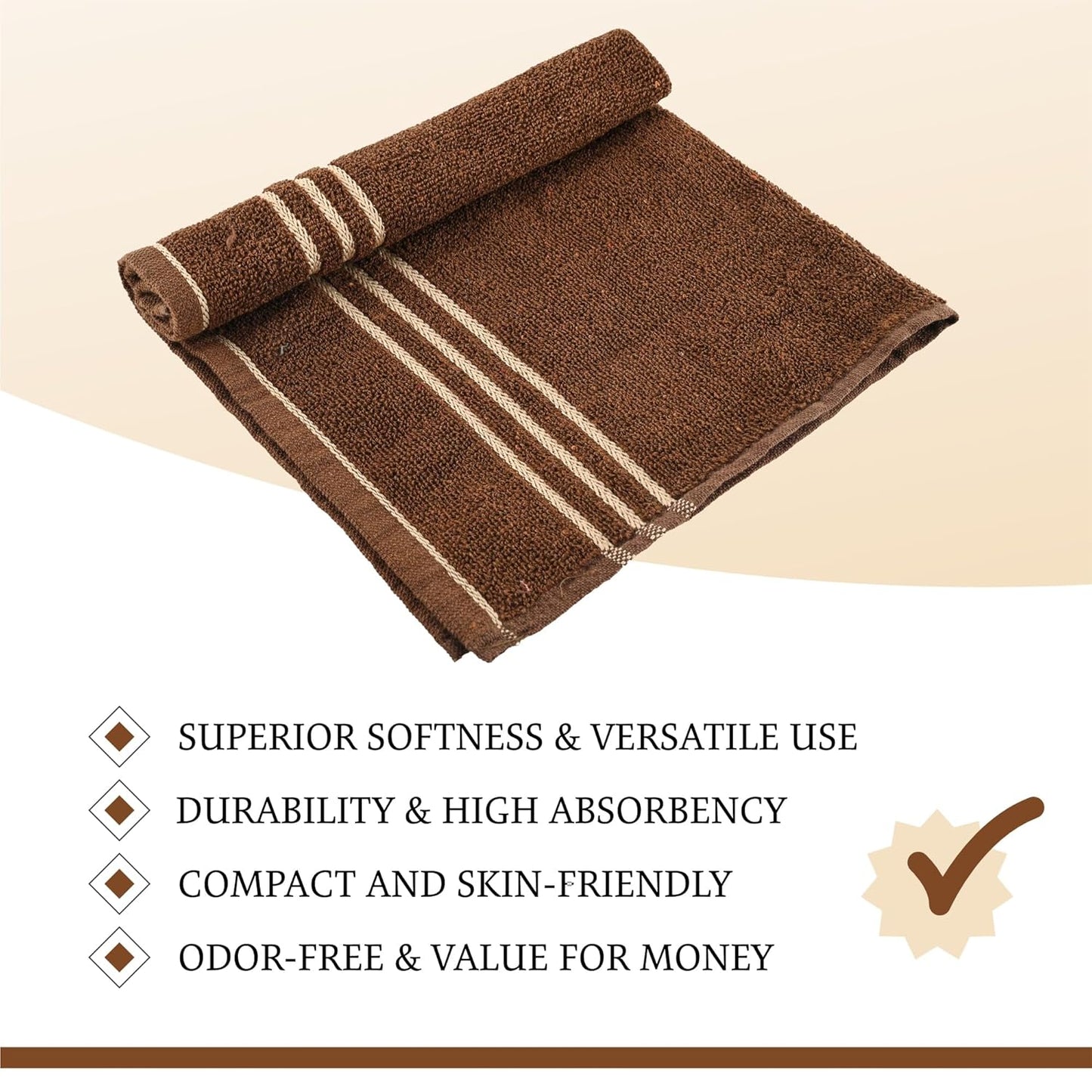 Kuber Industries Pack of 2 Cotton Hand/Face Towels