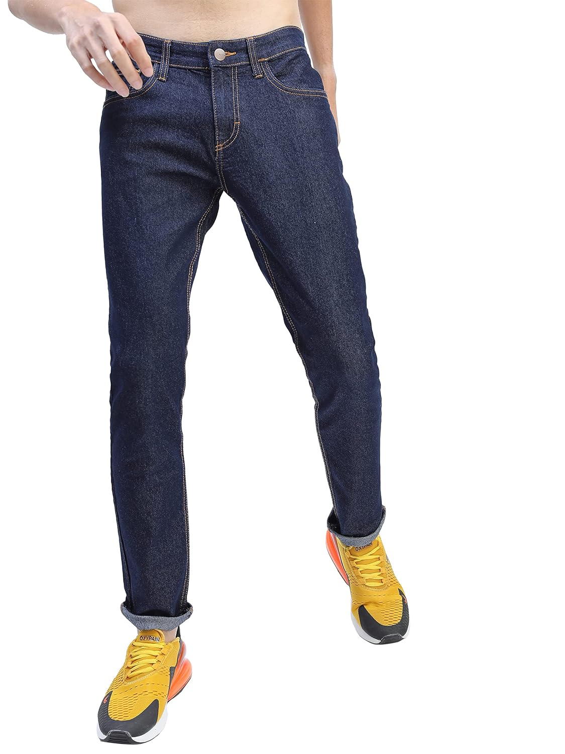 KETCH Men's Slim Fit Mid Rise Jeans (Stretchable)