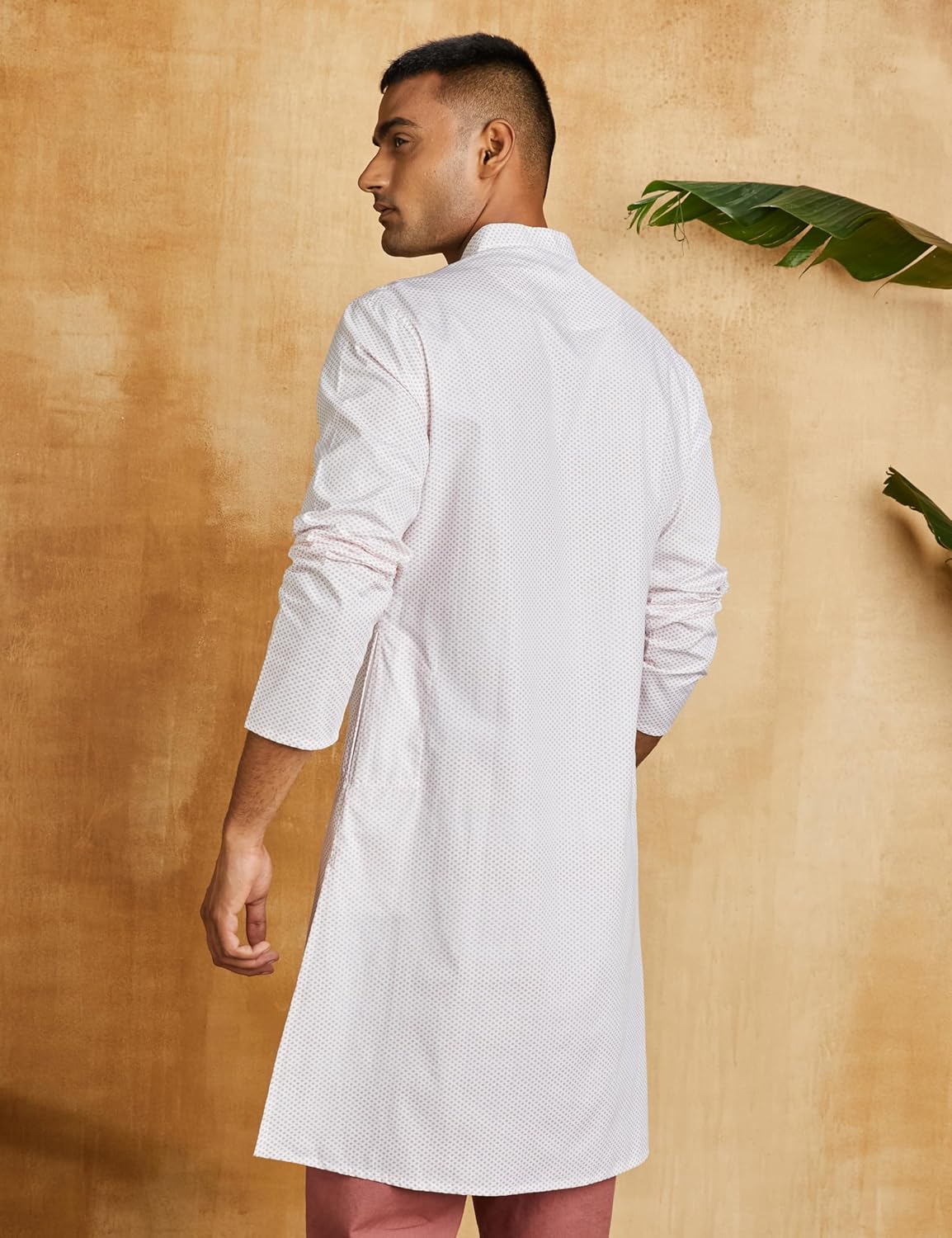 Symbol Men's Cotton Printed Long Kurta
