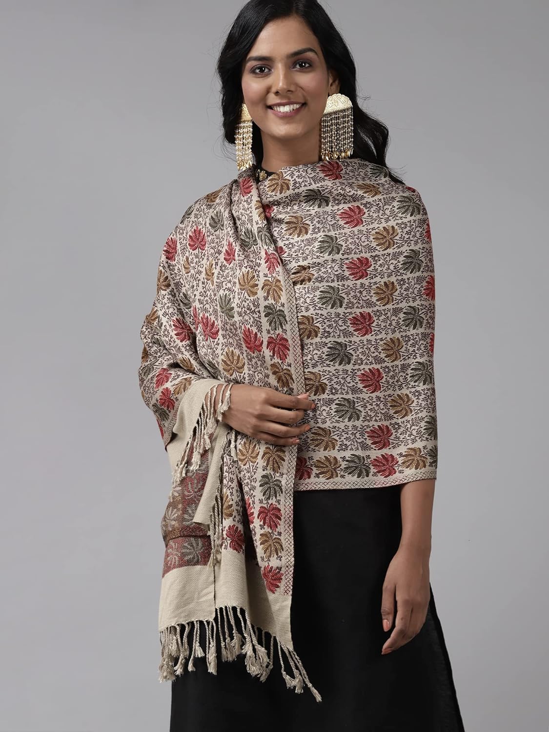INDO ERA Women's Rayon Woven Design Dupatta