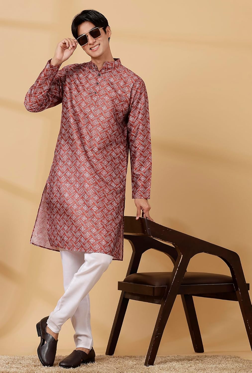 Majestic Man Men's Cotton Blend Regular Fit Casual