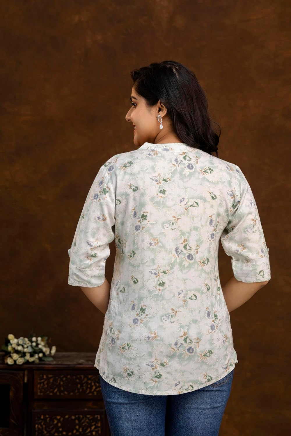 Women's Rayon Indian Culture Tunics Tops