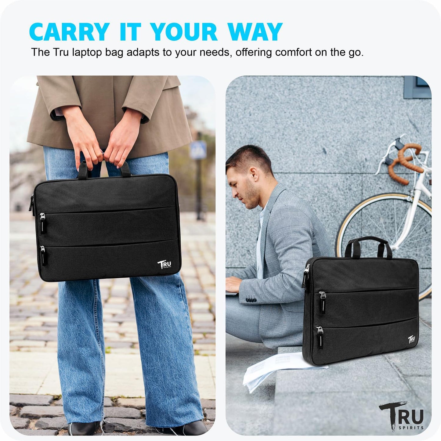 TRU SPIRITS Laptop Sleeve/Pouch/Case/Bag