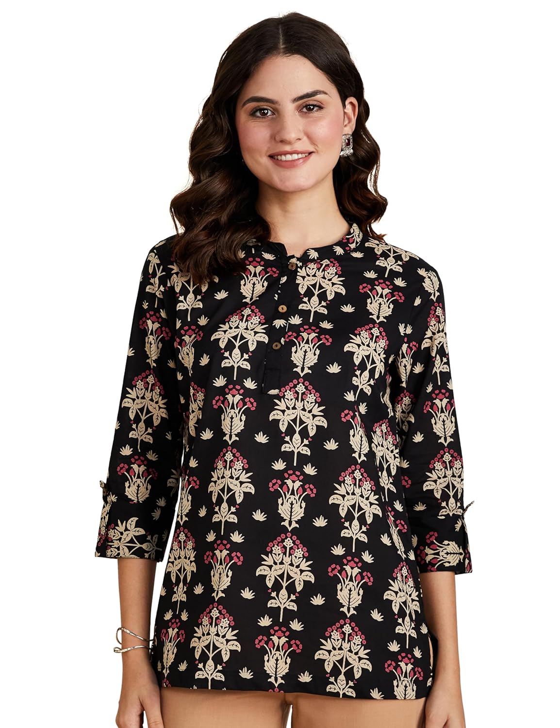 Myx Women's Cotton Regular Fit Casual Kurti