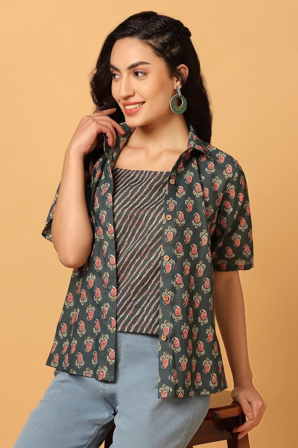 Fashion Dream Women’s Regular Fit Shirt with Inner