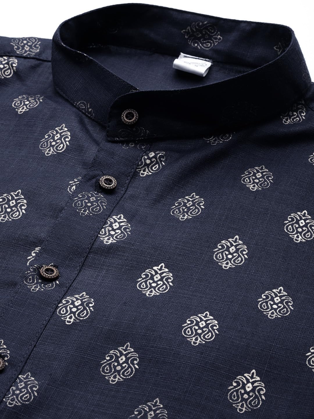 Luxrio Kurta for Men Cotton Blend Printed Regular Fit