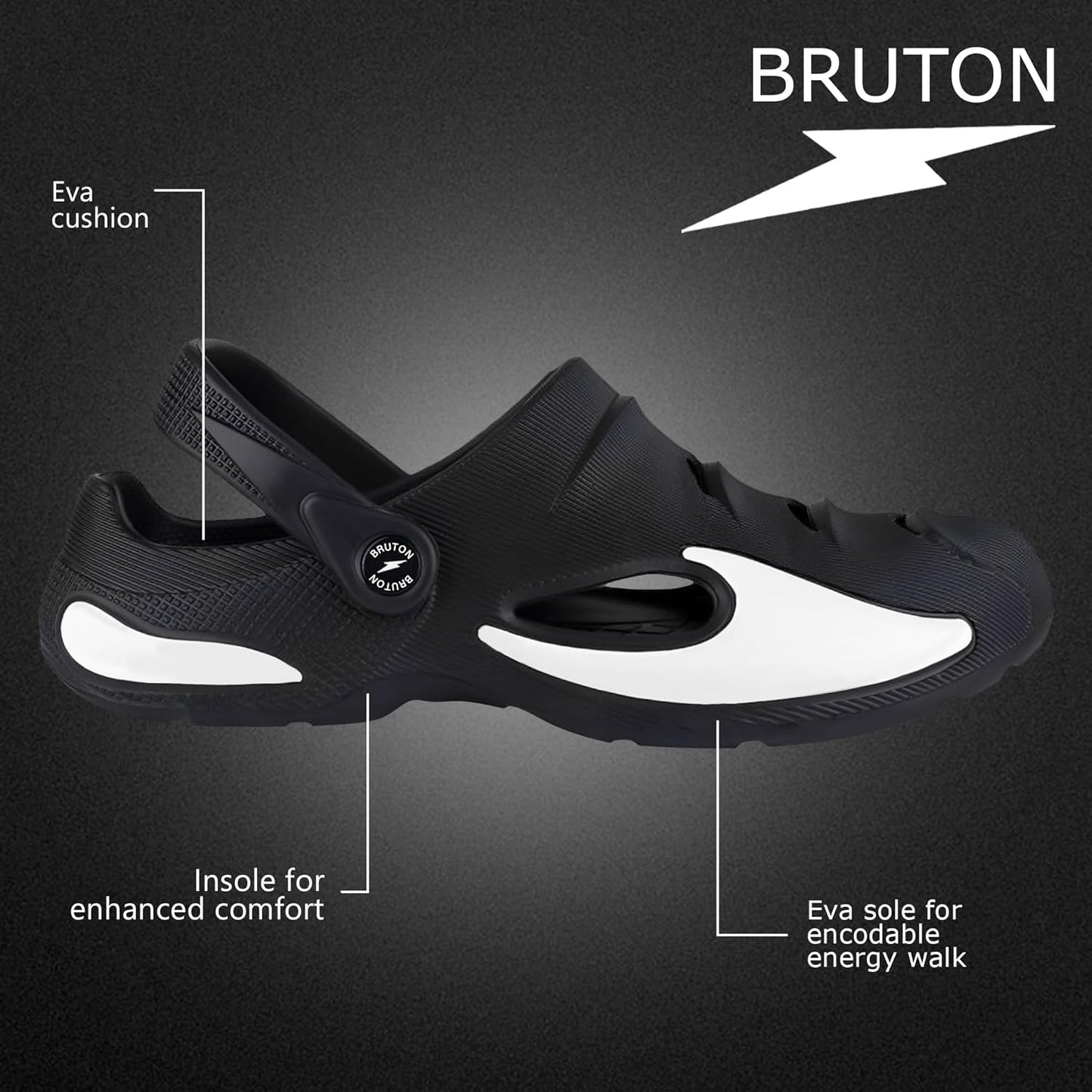BRUTON Extra Soft Men's Classic Casual Sandals