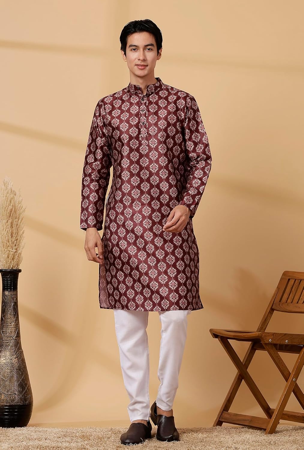 Majestic Man Men's Cotton Blend Regular Fit Casual
