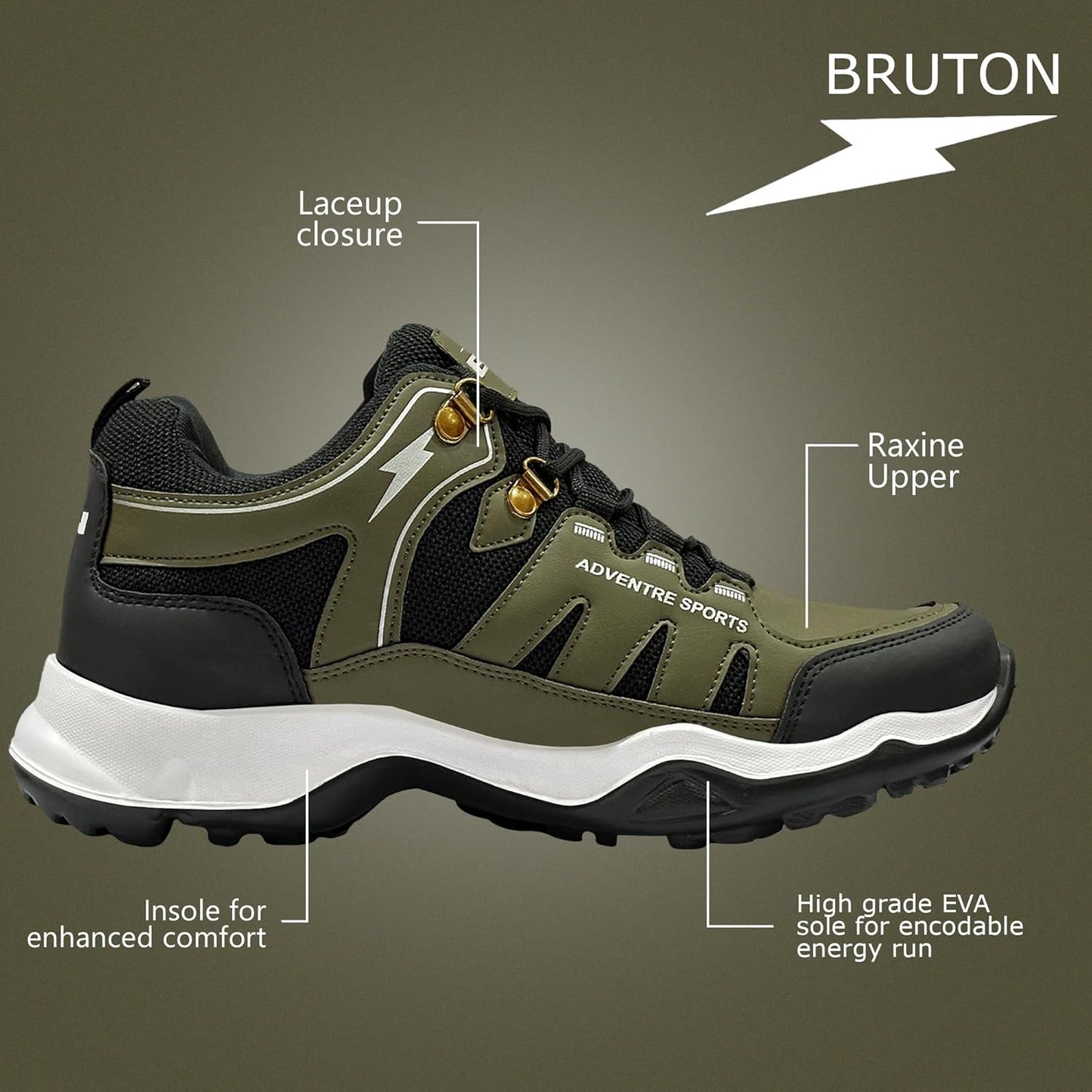 BRUTON EVA Lite Trekking Shoes for Men - alphahostel.in
